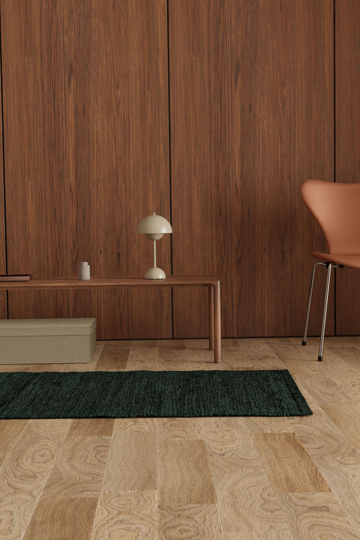 Cotton Rug, Pine