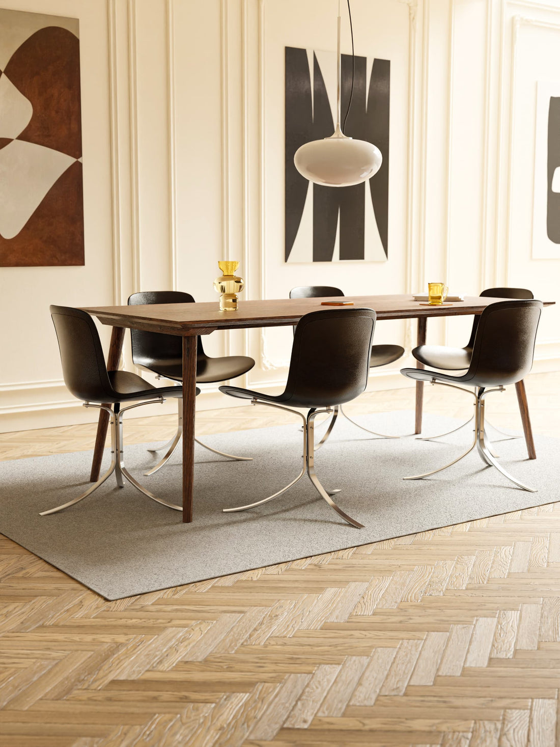 How to find the perfect rug for your dining room