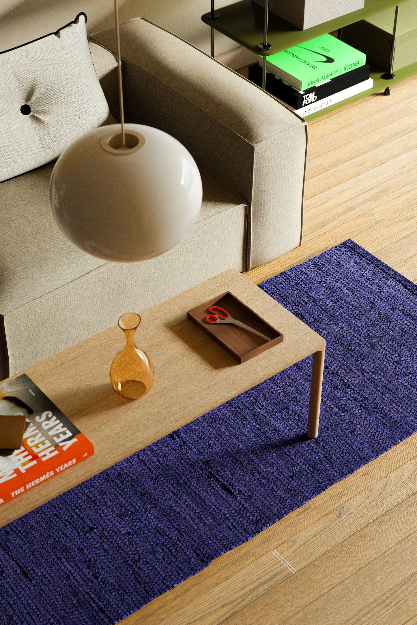 Bomullsmatta, blåbär